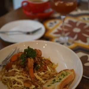Gambas Pasta