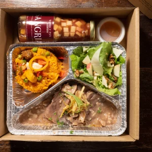 Lengua, Ensalada y Paella Set