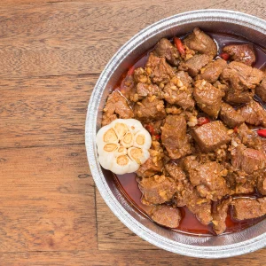 Salpicao con Patatas Bravas Tray (5-6pax)