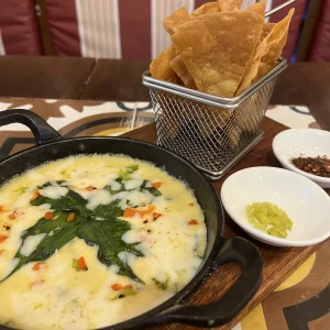 Queso Espinaca